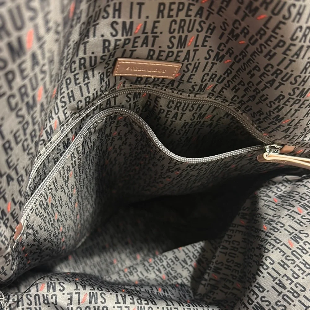 Stella & Dot Black Quilted Backpack